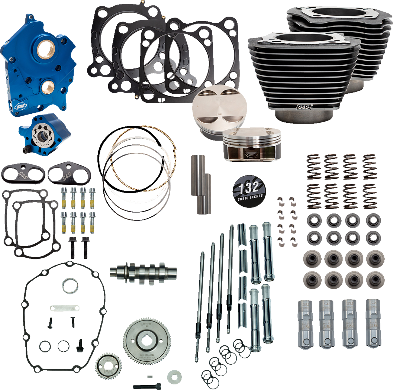 S&S CYCLE 132" Power Package Engine Performance Kit