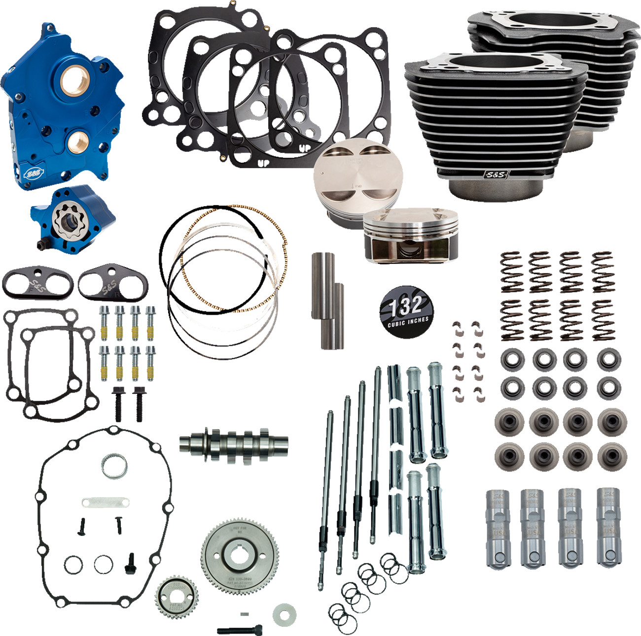S&S CYCLE 132" Power Package Engine Performance Kit