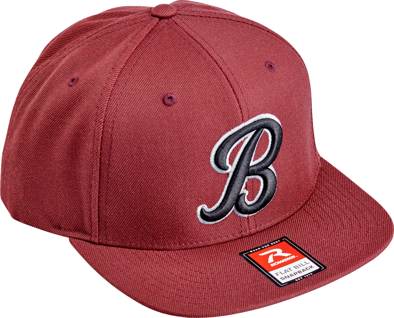 Biltwell Script B Snapback Hat / 8002-4040-00