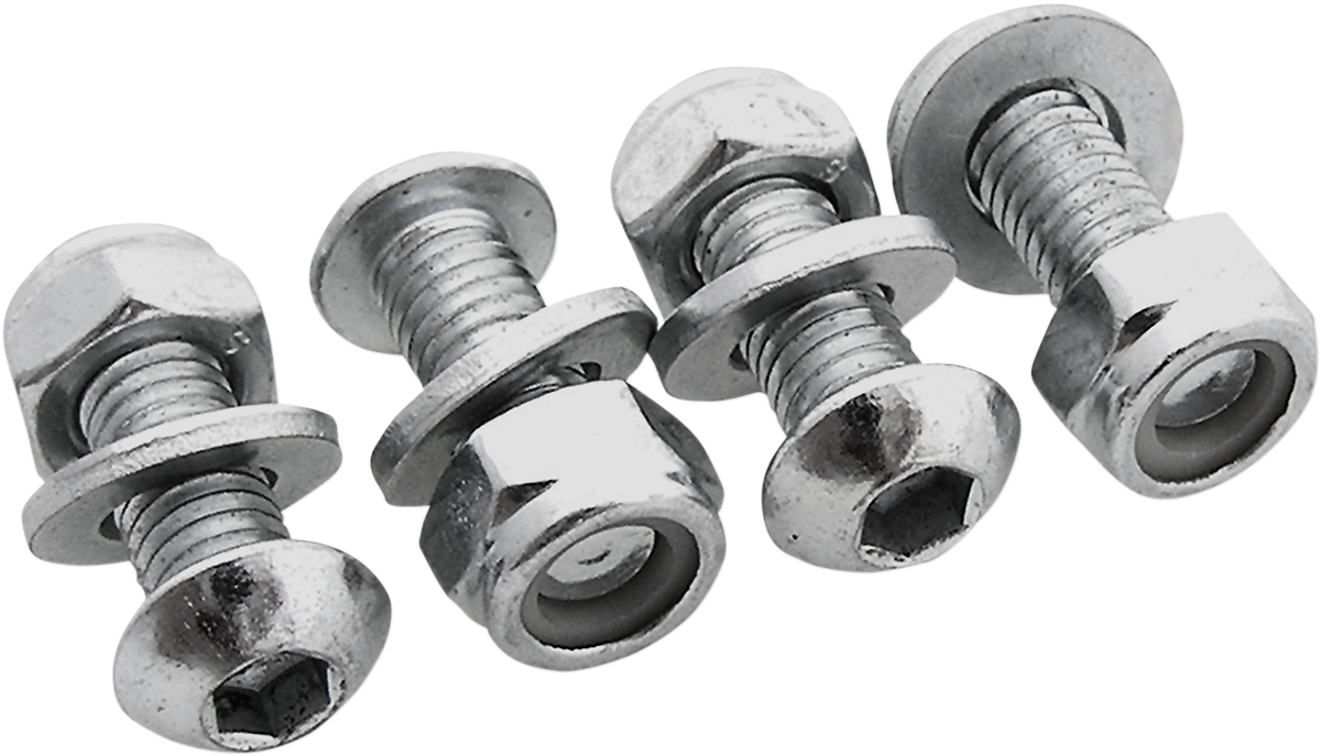 Bolt Hardware License Plate Fastener Kit