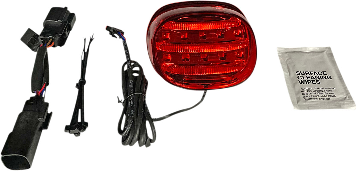 Custom dynamics Mini Taillight - Red Harley Davidson