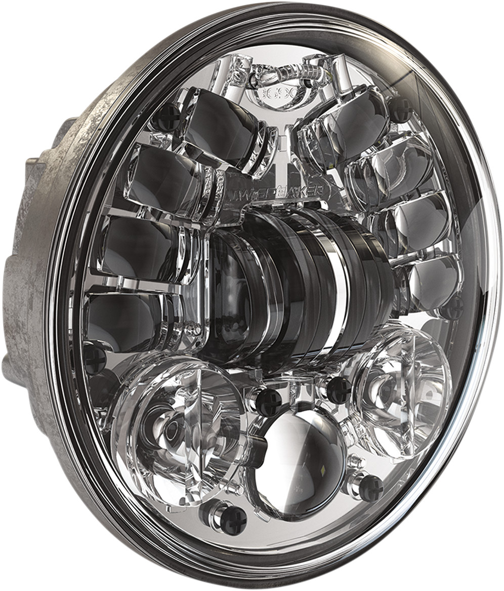 J.w. speaker Adaptive 2 LED Headlight - 5-3/4" - Chrome