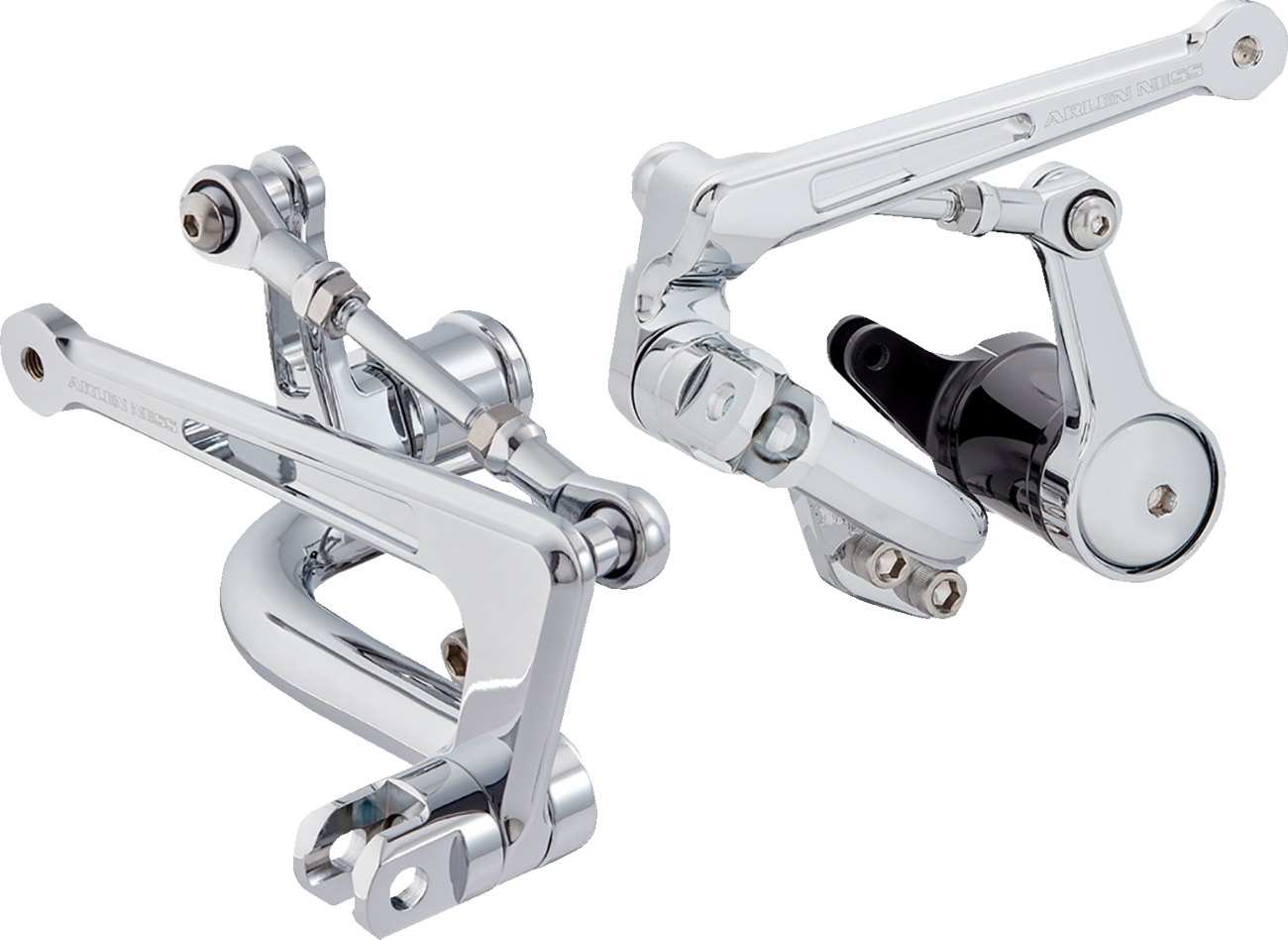 Arlen ness Mid Controls - Chrome - FL '09-'24 Harley Davidson