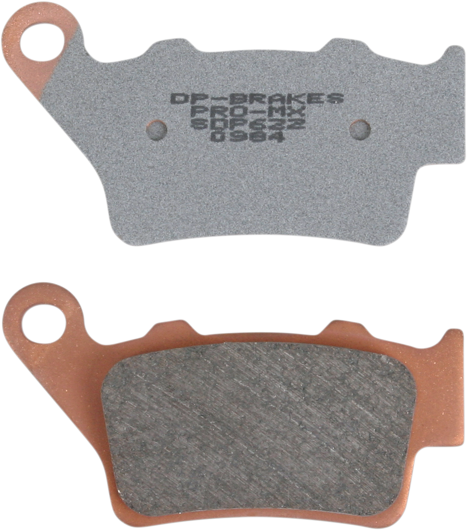 DP Brakes Pro MX Rear Brake Pads KTM / Husqvarna / Husaberg / Yamaha / BMW / Gas Gas