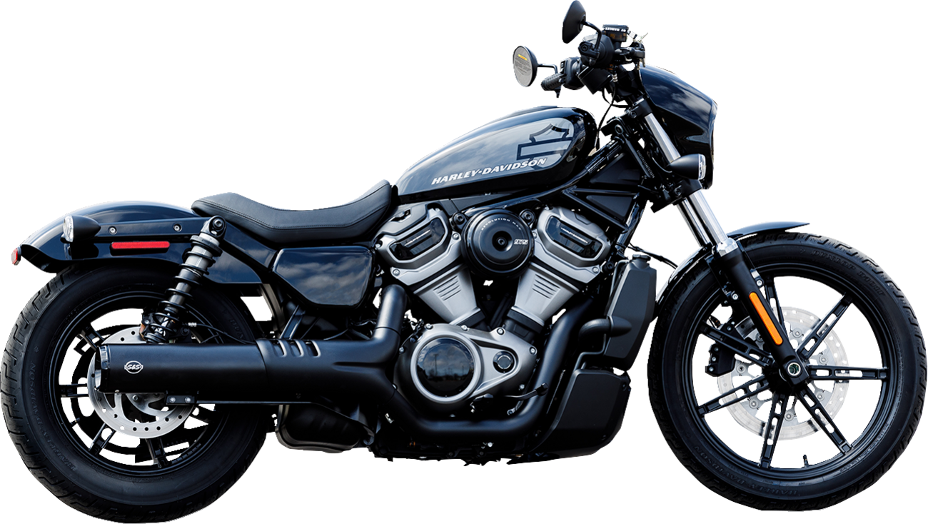 S&s cycle 4-1/2" Grand National Slip-On Muffler - Black 2022-2022 Harley Davidson RH975 Nightster