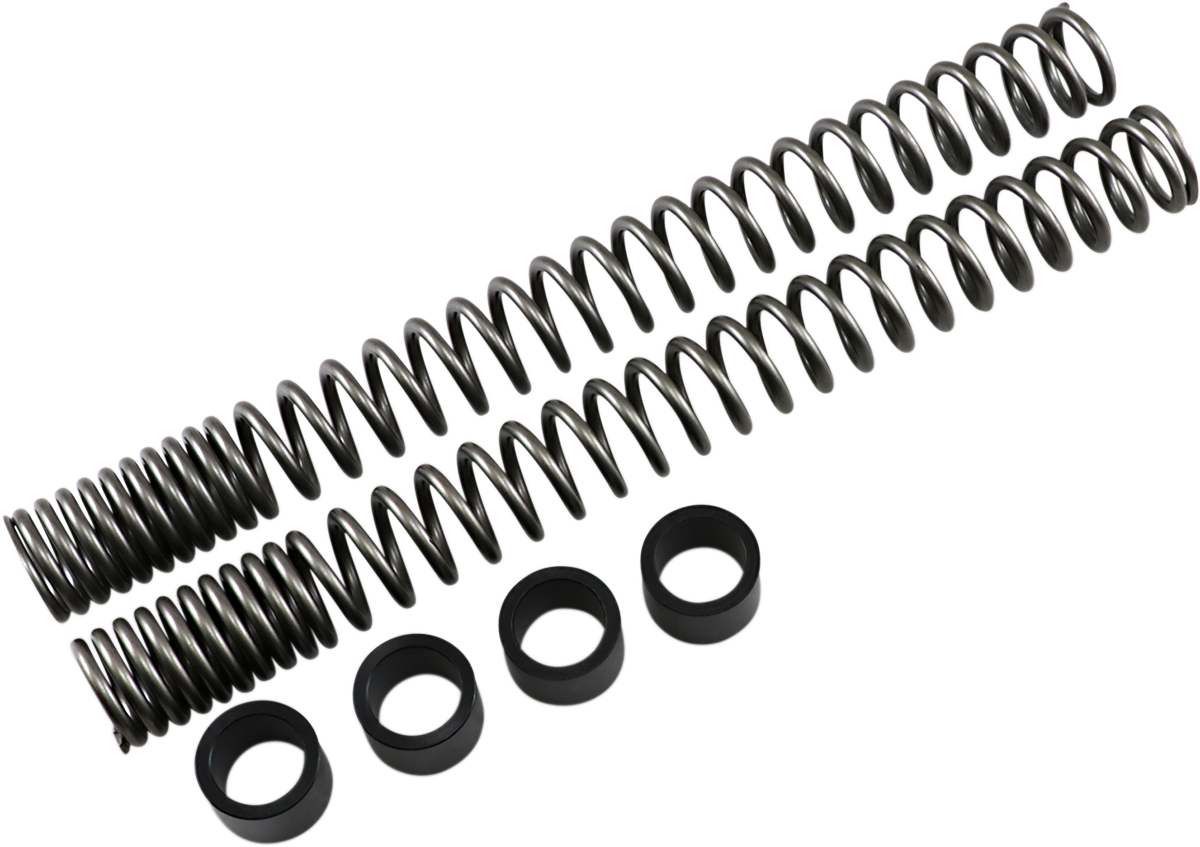 Progressive Black Inverted Fork Springs for 18-19 Harley Softail FXFBS FLSB FXFB
