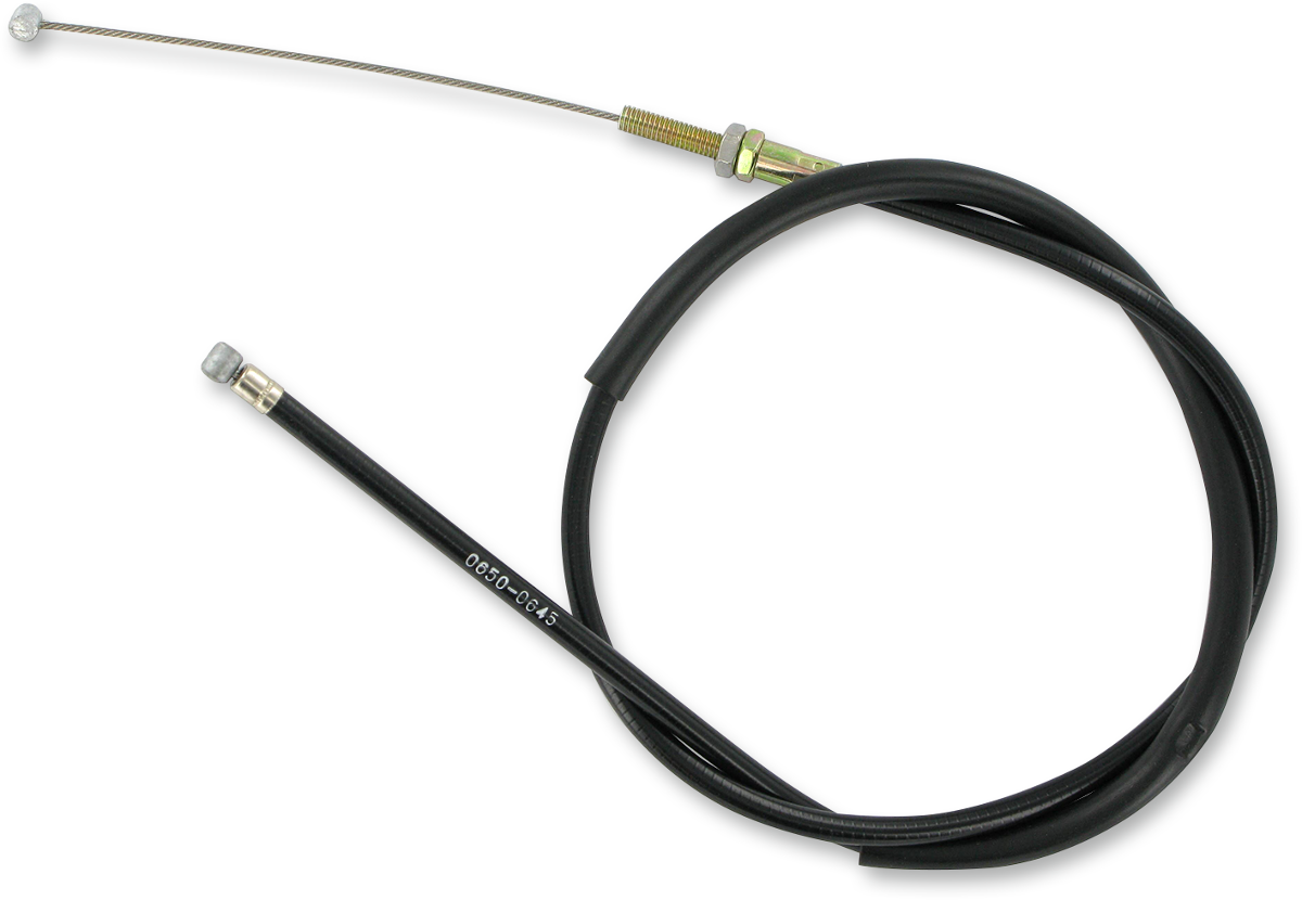 Parts unlimited Black Vinyl Throttle Cable - Kawasaki
