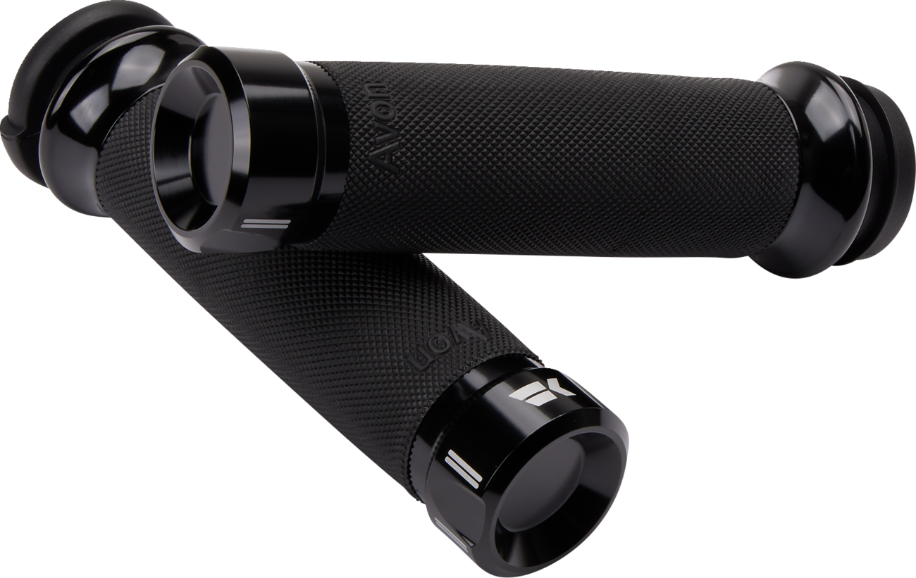 Khrome werks Klassic Grips - Custom Contour - TBW - Black
