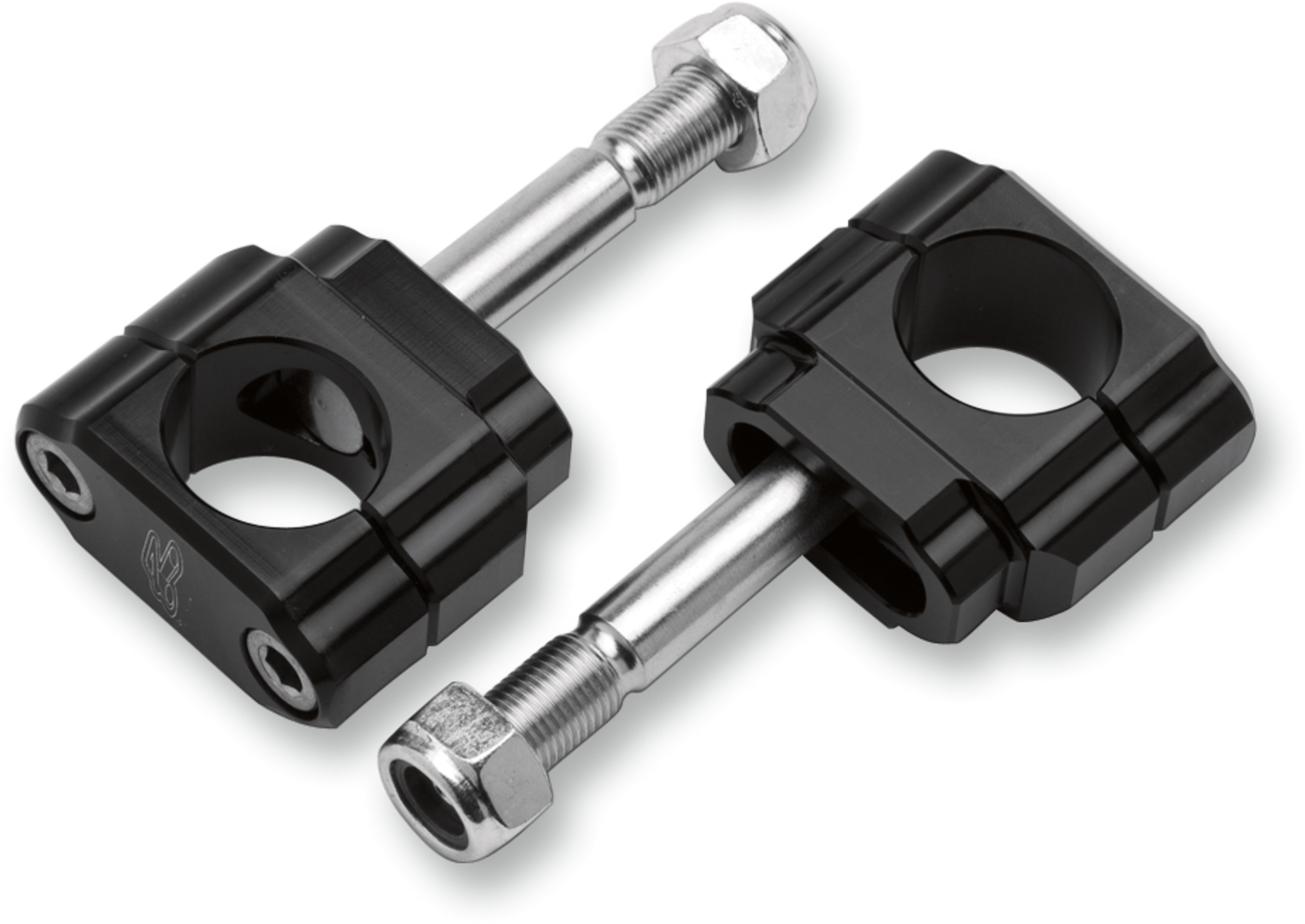 Renthal Rubber-Mounted Handlebar Clamp - 1-1/8" - 5 mm Offset Kawasaki/Yamaha