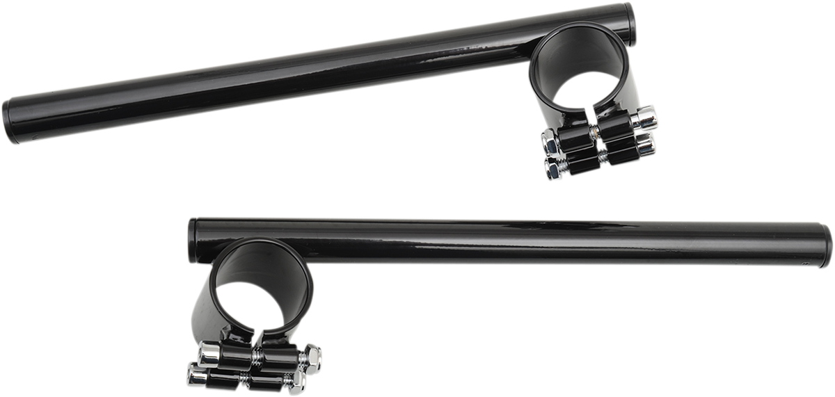 Emgo 7/8" Steel Clip-On Handlebar - 41 mm - Black