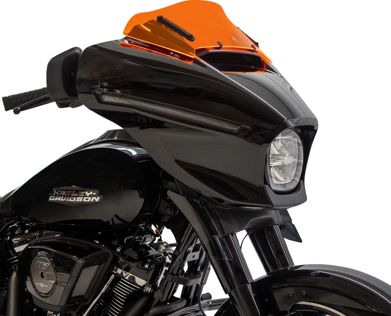 Klock Werks Ice Kolor Flare Windshield For Harley Street Glide 2023-2025