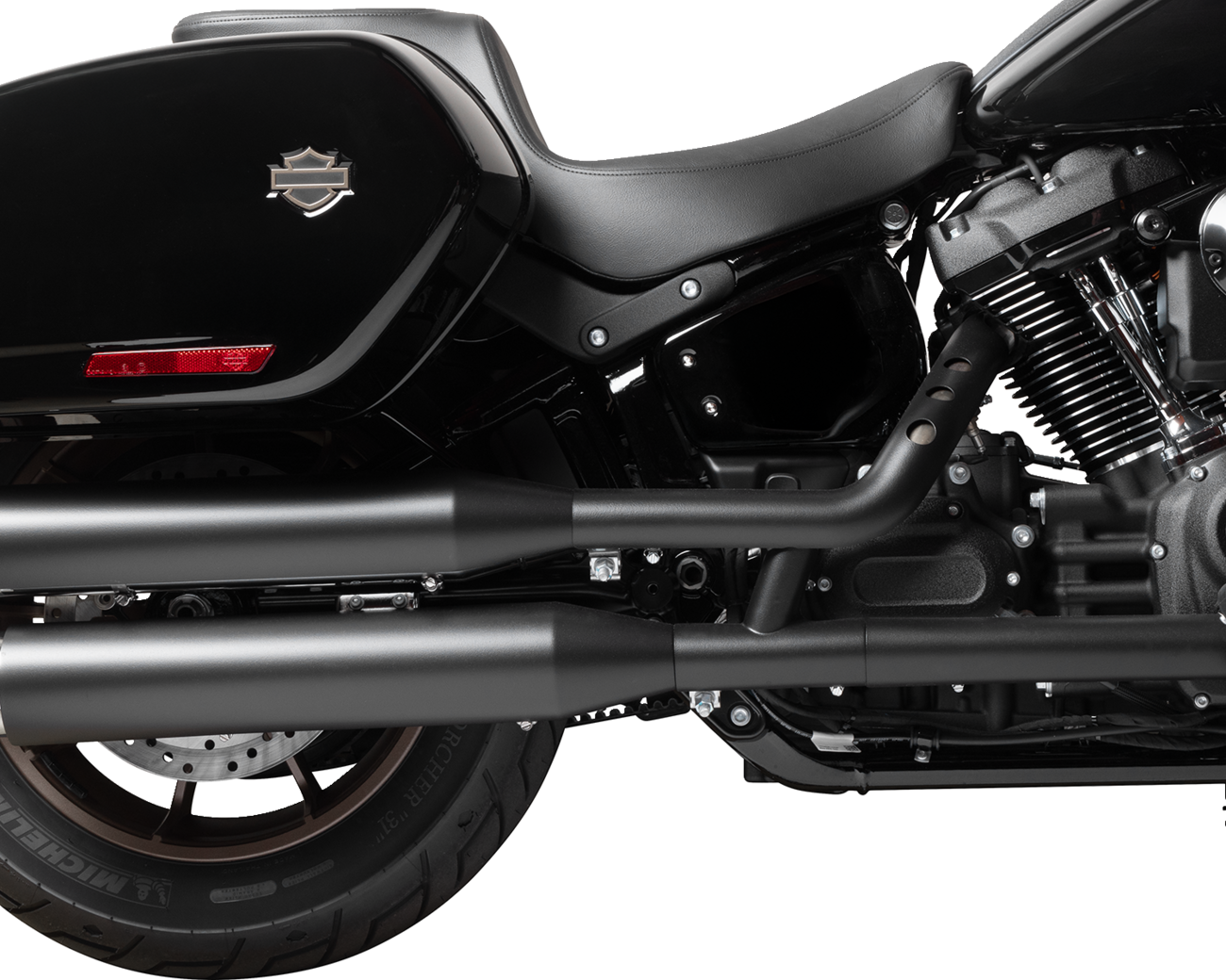 Drag specialties seats Predator 2-Up Seat - Vinyl - Smooth - FLSB/FXLRS '18-'24 Harley Davidson