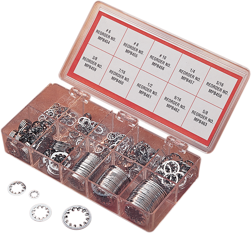 Drag Specialties Inside Star Washer Assortment