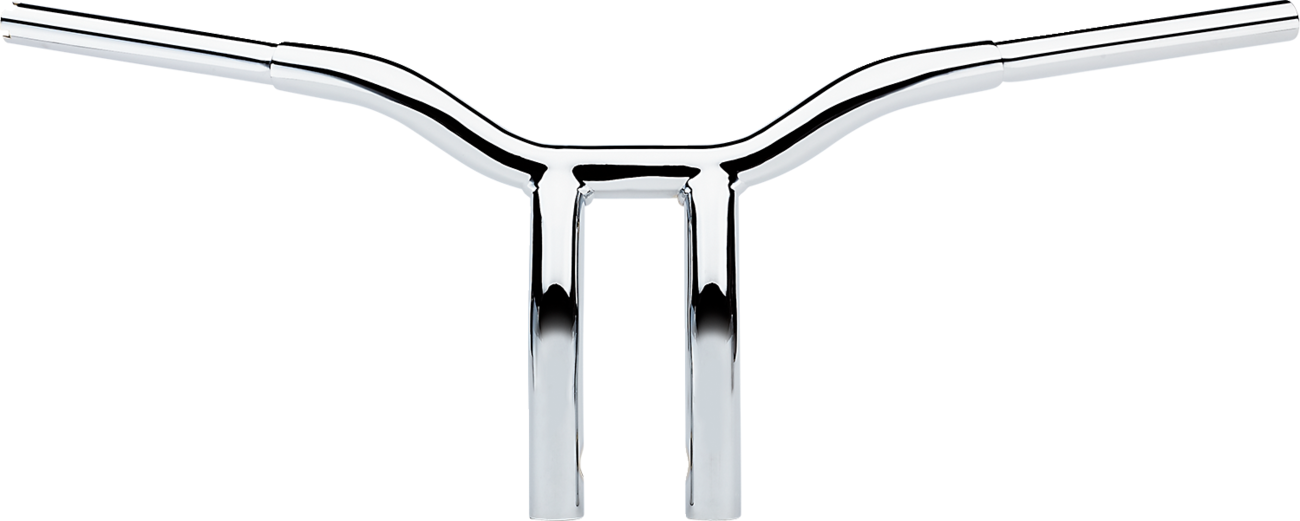 La choppers Kage Fighter Welded Bent-Riser Handlebar - One Piece - 10" - Chrome