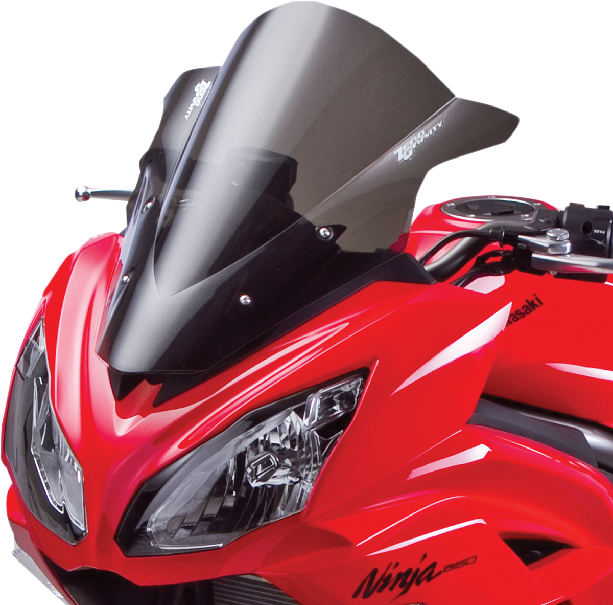 Zero gravity Double Bubble Windscreen - Light Smoke - Ninja 650 2012-2016 Kawasaki EX650 Ninja 650