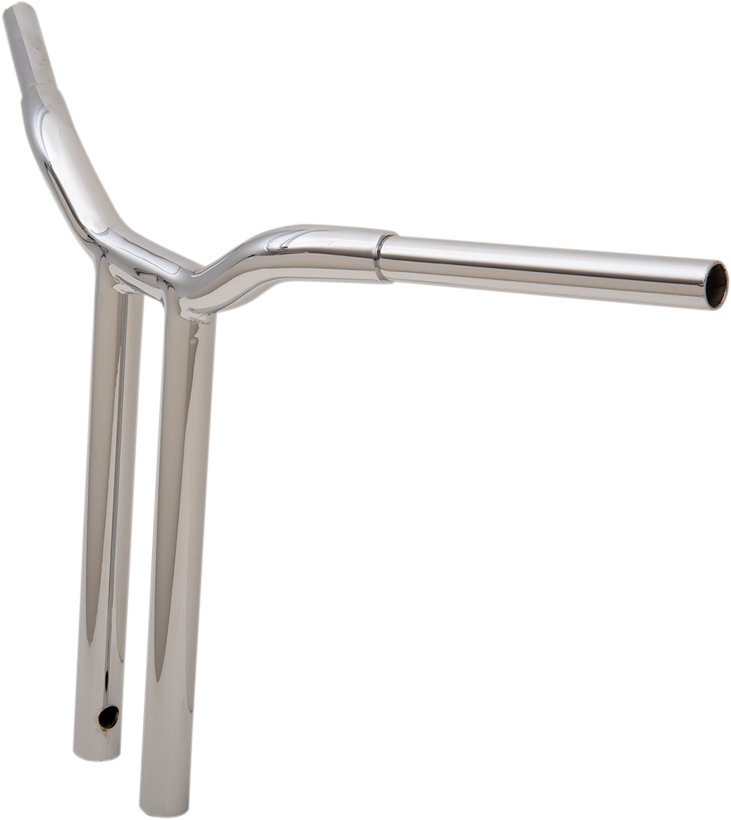 La choppers Kage Fighter Welded Straight-Riser Handlebar - One Piece - 16" - Chrome