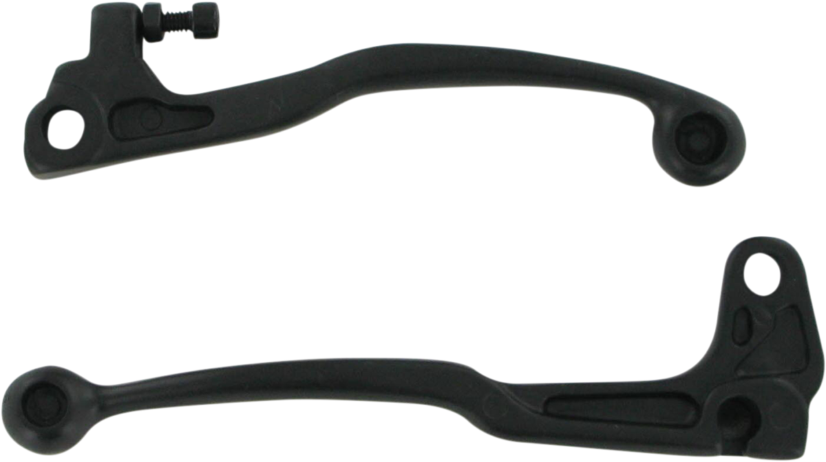 Parts unlimited Shorty Power Lever Set - Black Suzuki