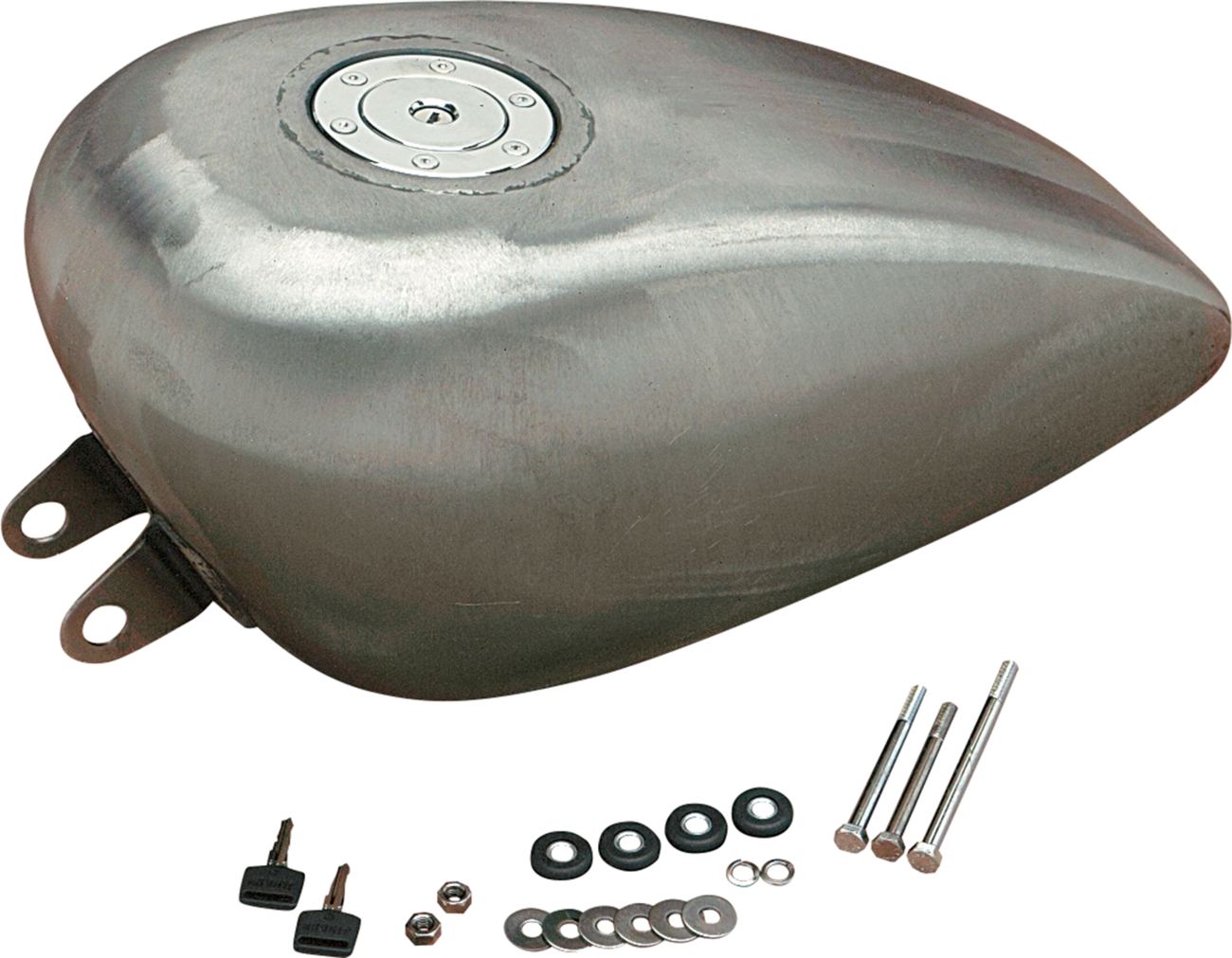 Drag Specialties Gas Tank with Chrome Aero-Style Gas Cap