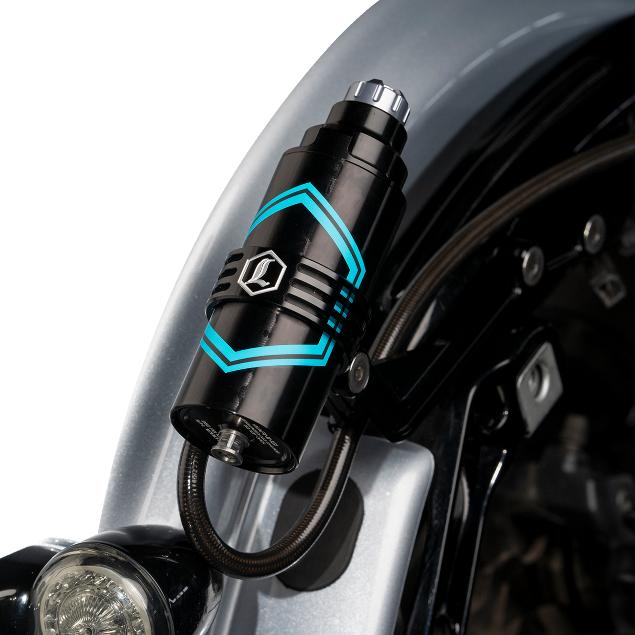 Legend Suspension REVO ARC External Reservoir Mount For Harley Touring 2014-2023