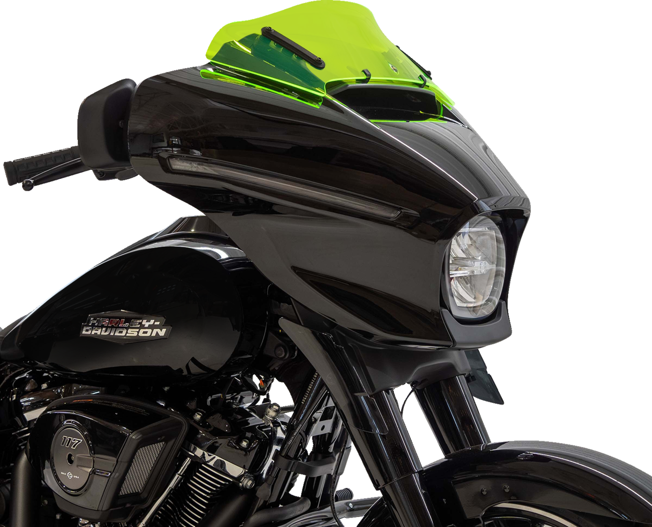 Klock Werks Ice Kolor Flare Windshield For Harley Street Glide 2023-2025