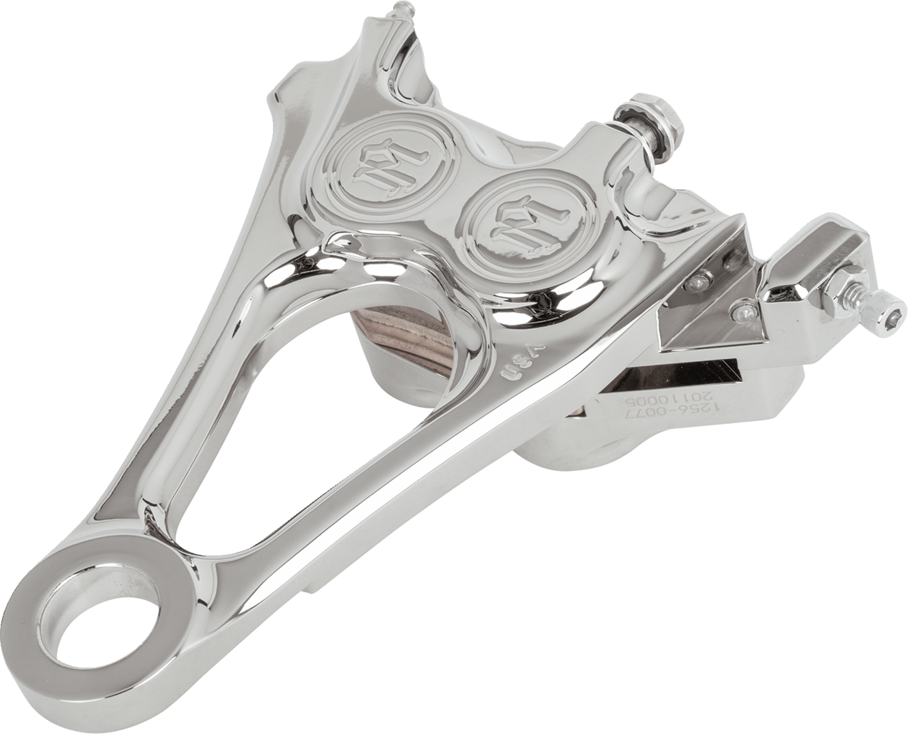 Performance Machine Integrated Four-Piston Rear Caliper For Harley M8 Softail 2018-2025