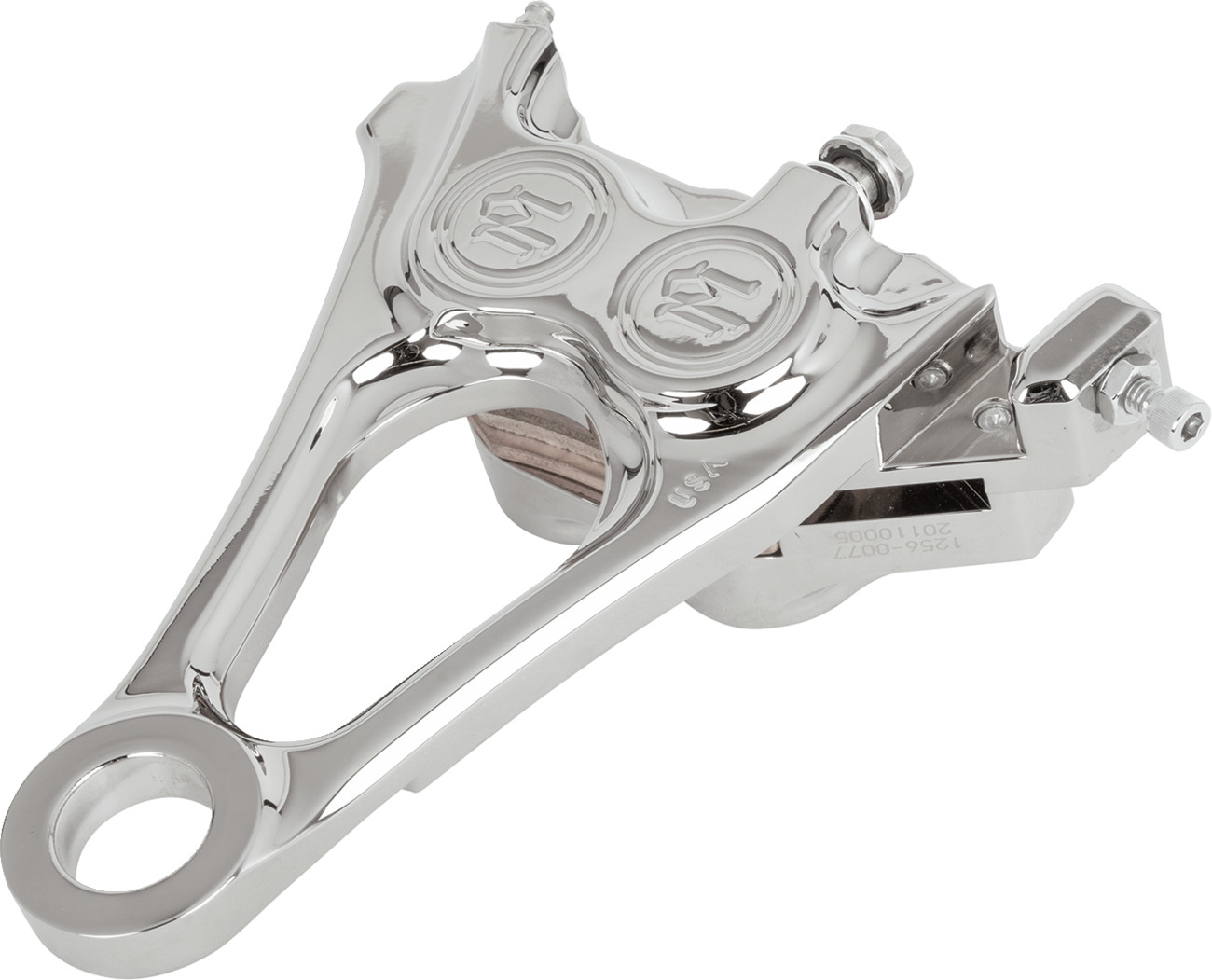 Performance Machine Integrated Four-Piston Rear Caliper For Harley M8 Softail 2018-2025
