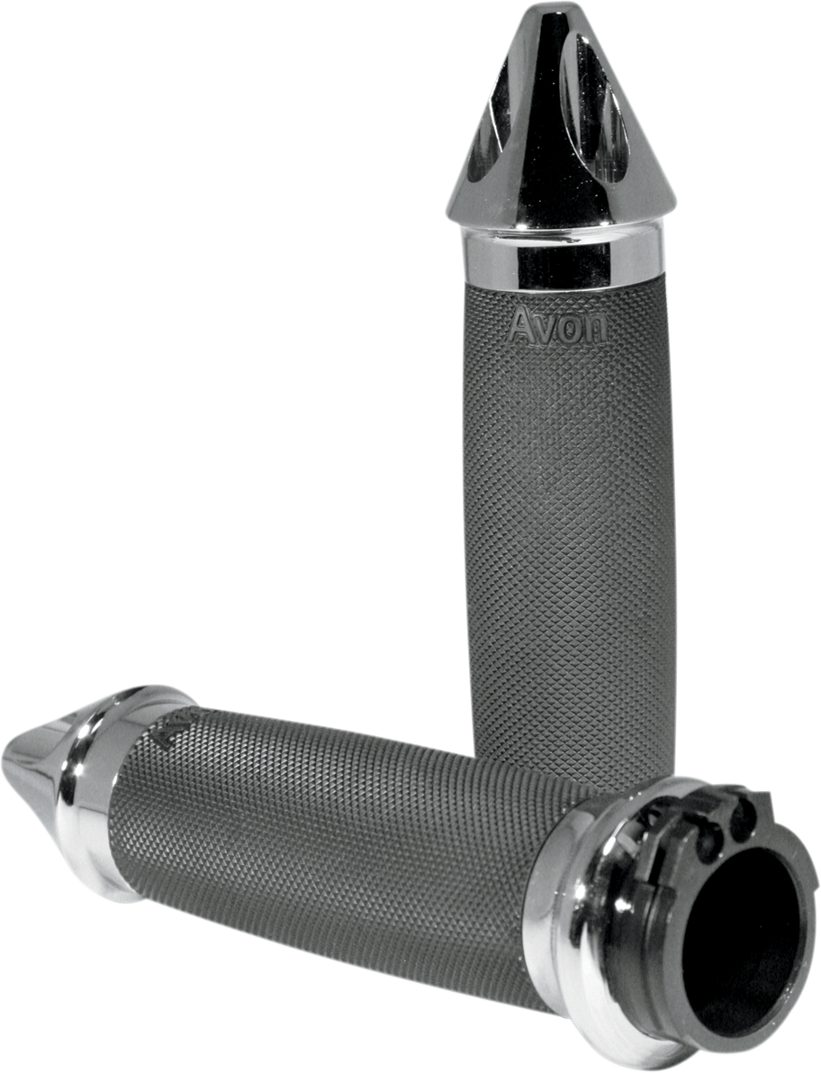 Avon grips Custom Spike End Grips - Chrome Harley Davidson