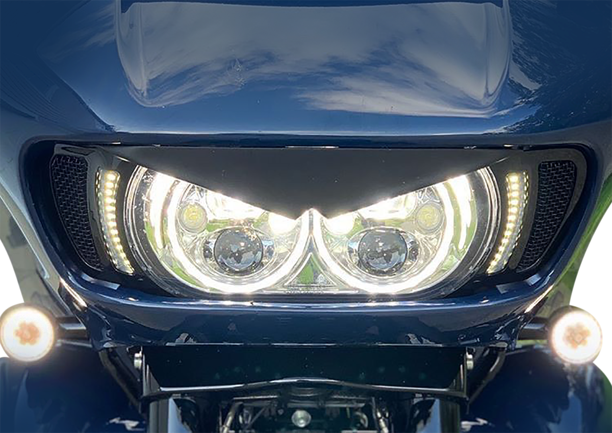 Custom Dynamics Dual Function LED Vent Insert For Harley Road Glide 2015-2025