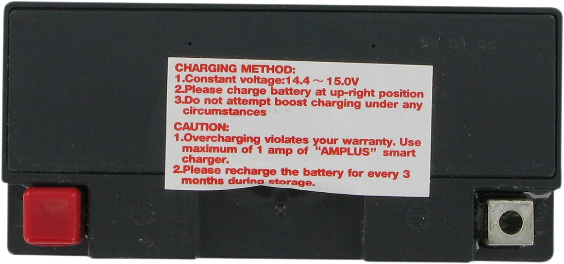 Parts unlimited AGM Battery - YT12B4/YT12B-BS Ducati/Yamaha/Triumph/Kawasaki