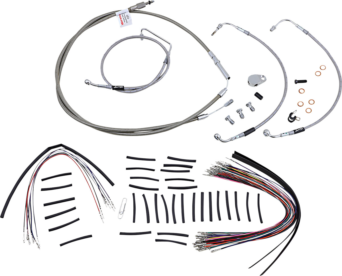 Burly Handlebar Cable Installation Kit For Harley Touring 2008-2013