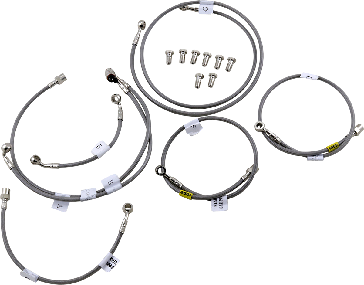 Gbrakes Brake Line - Stainless Steel 2008-2014 Yamaha FJR1300A ABS / 2015-2016 Yamaha FJR1300A