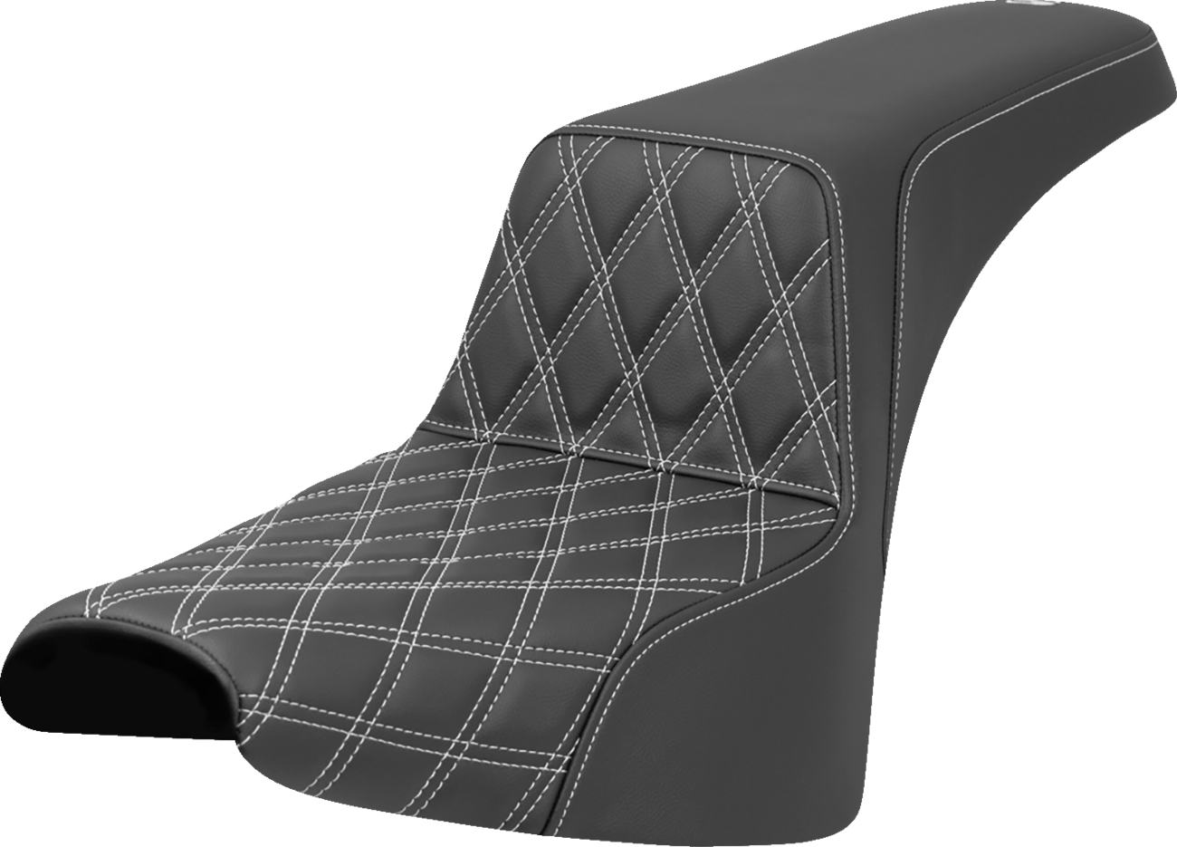 Lattice Stitch Step-Up Seat