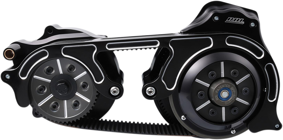 BELT DRIVES LTD. 2" Open Belt Drive Kit with 2-Piece Motor Plate