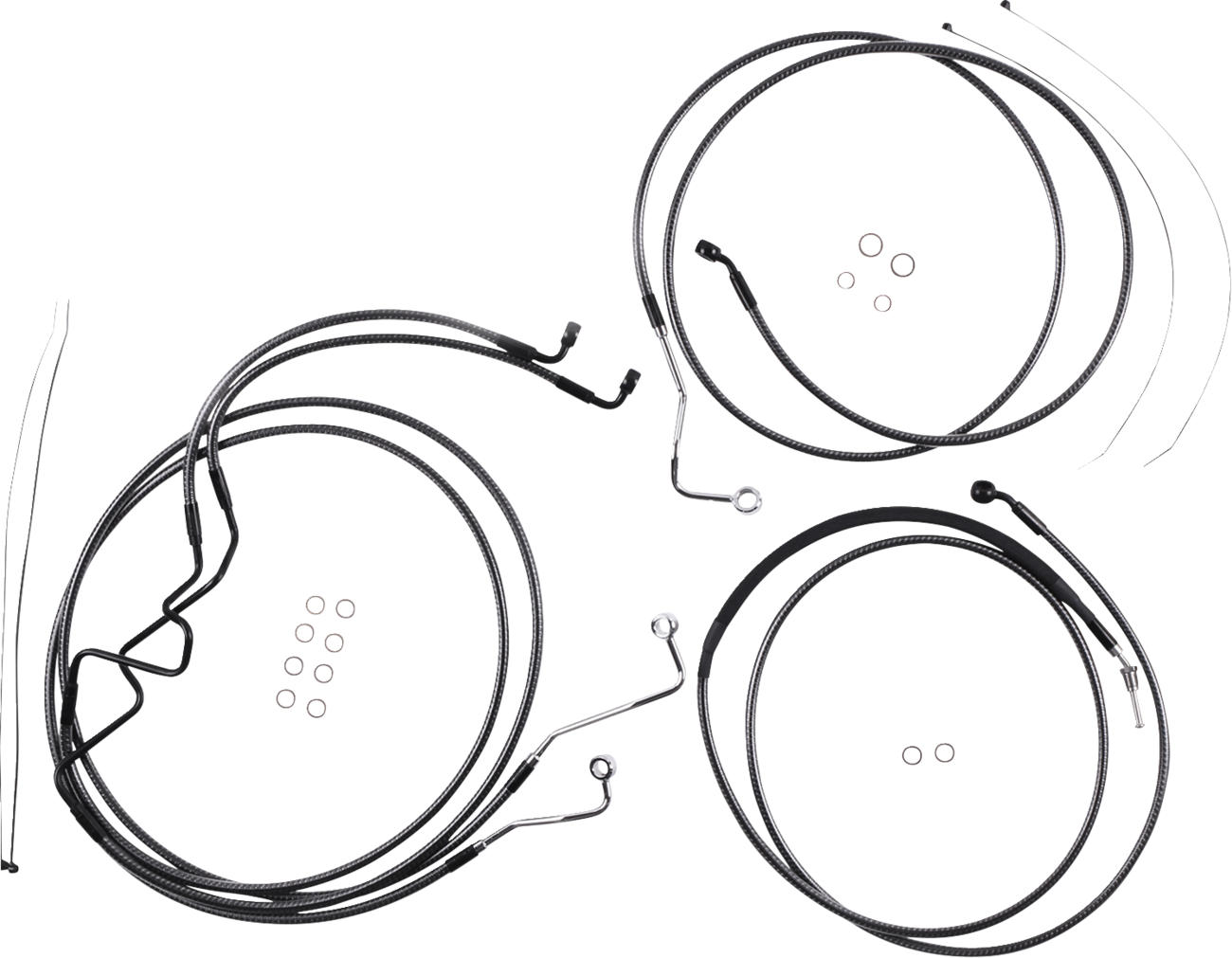 Magnum shielding KARBONFIBR Designer Handlebar Installation Kit - 10" - '17-'20 FLTR Harley Davidson