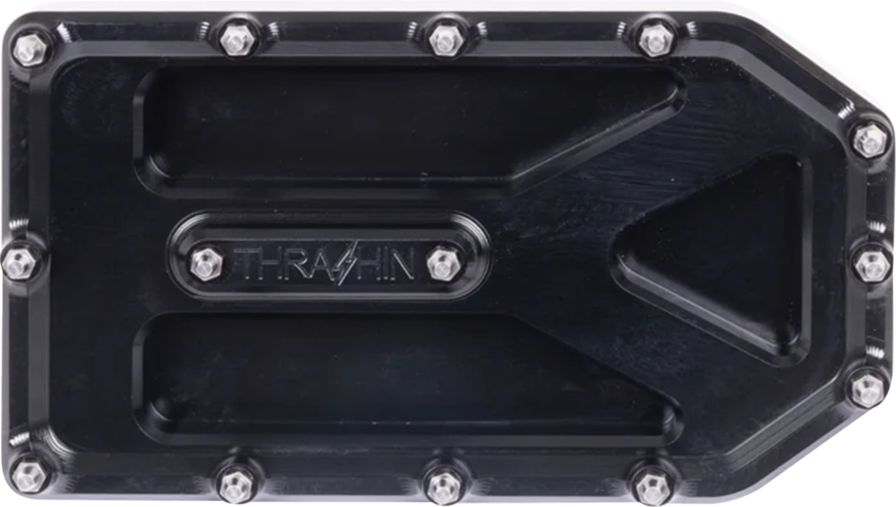 Thrashin supply co. Aggressor Brake Pedal Pad - Black - Touring Harley Davidson