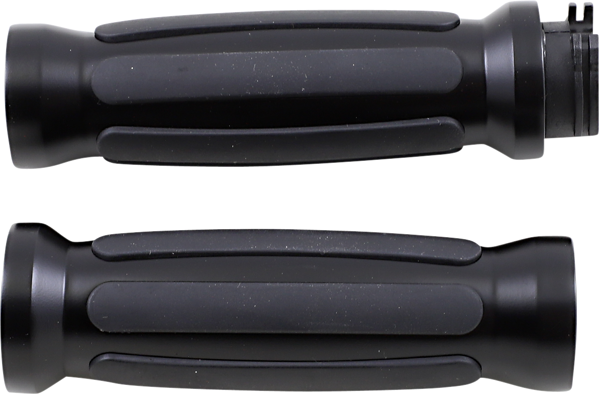 Drag specialties Rail Grips - Matte Black Harley Davidson