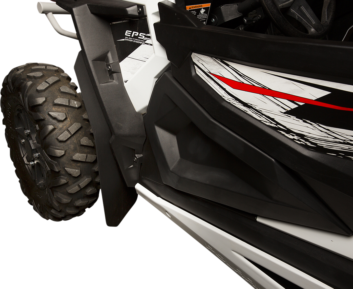 Maier Mud Flaps - Front/Rear - Black Polaris