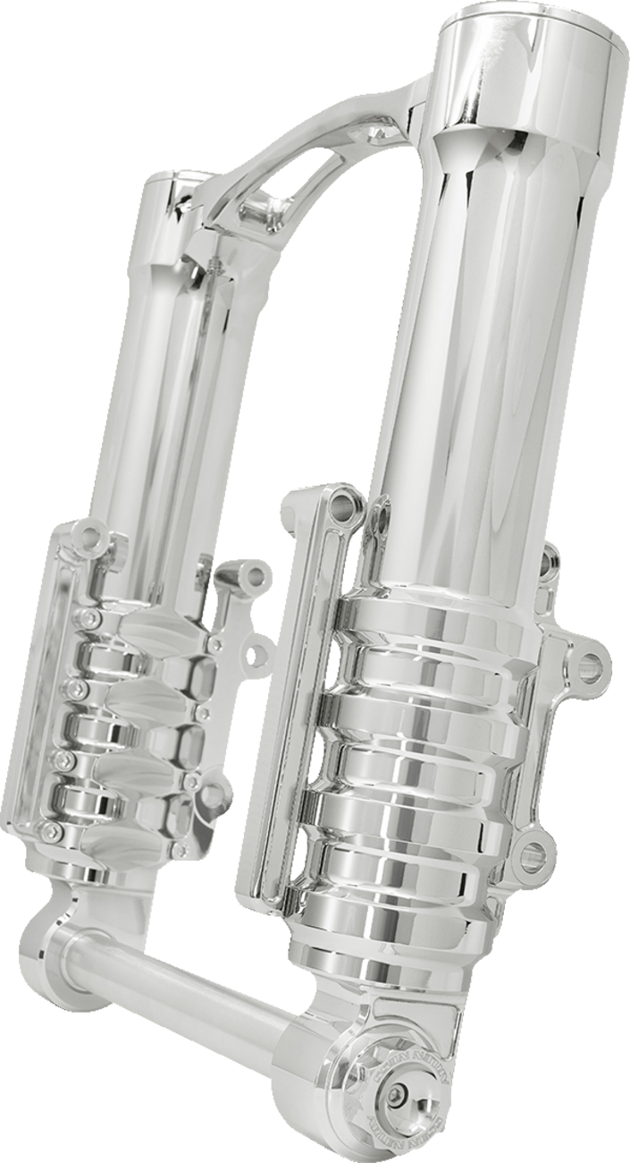 Arlen ness Fork Legs - 49 mm - Chrome - For Factory Brake Caliper Harley Davidson