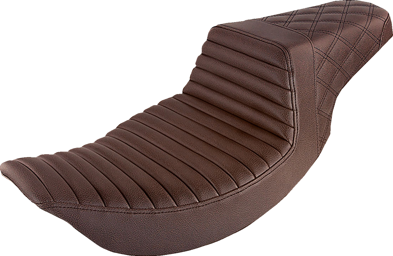 Saddlemen Step-Up TTR Tuck and Roll Seat For Harley FLHR / FLHX 1997-2007