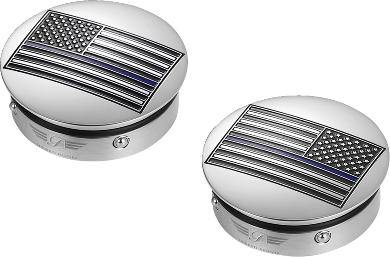 Figurati Designs Swing Arm Pivot Covers for Harley Touring 1985-2025