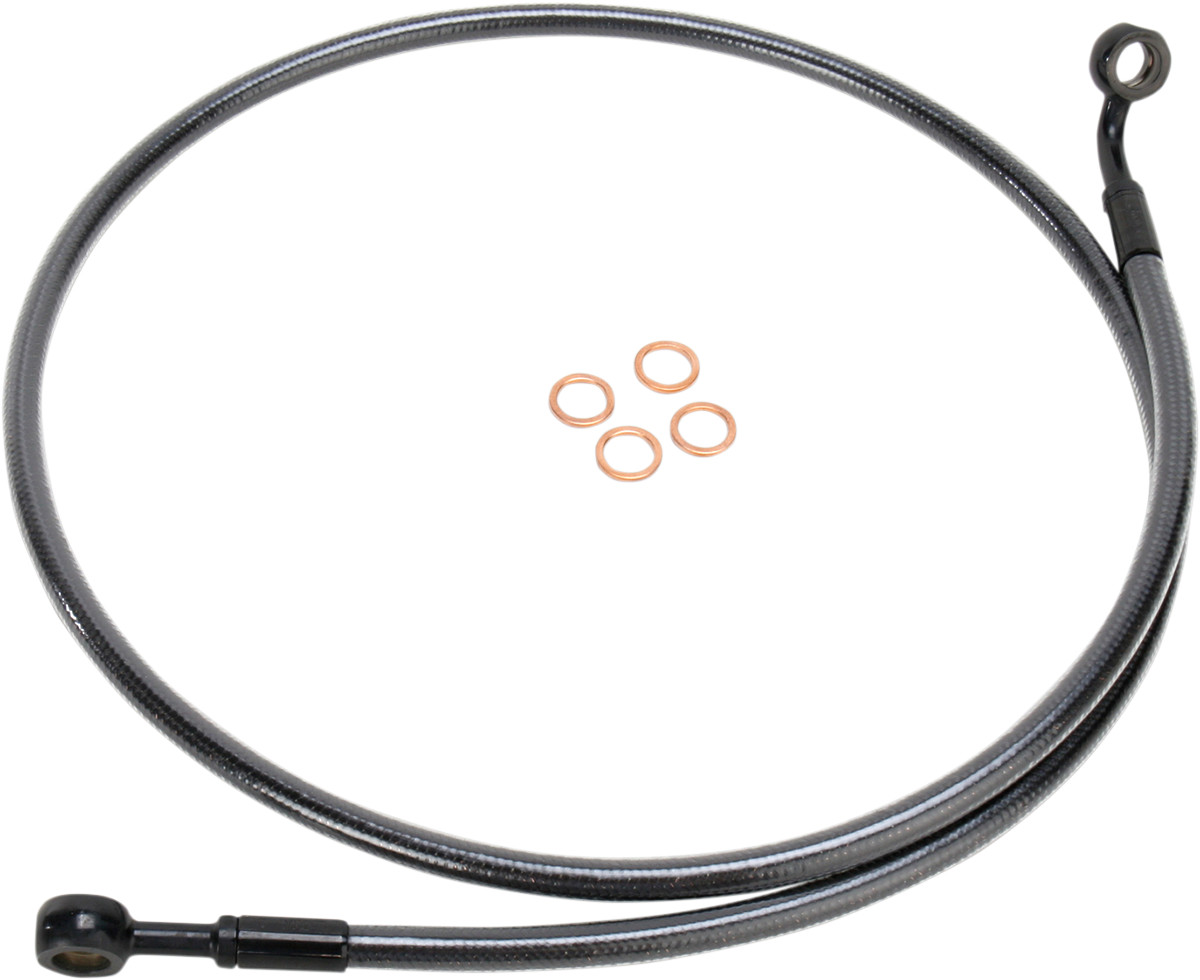 MAGNUM SHIELDING E-Z Align Braided Single Disc Front Brake Line