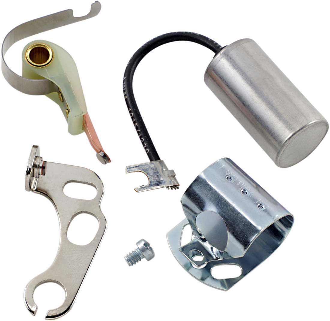 Drag specialties Points and Condenser Tune-Up Kit - '48-'69 Big Twin/'57-'70 Sportster Harley Davidson