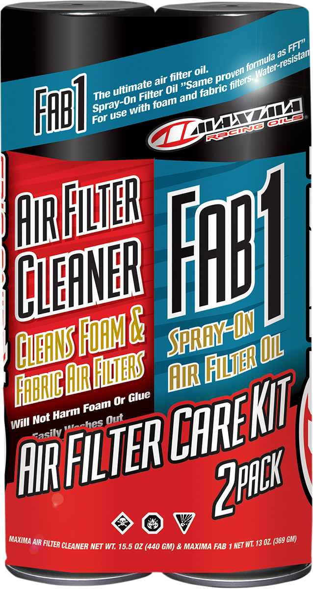 Maxima Air Filter Spray Cleaner/Oil Kit