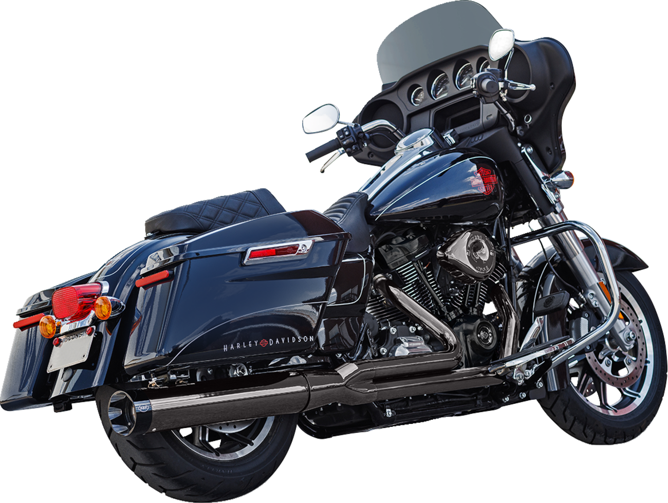 S&S Cycle Sidewinder Race Only Exhaust System For Harley Touring 2017-2026