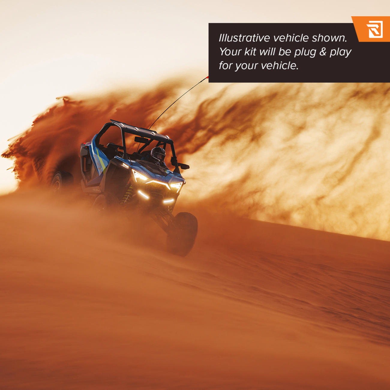 Ravek Apex Lights™ - Running - White - RZR Pro R Polaris