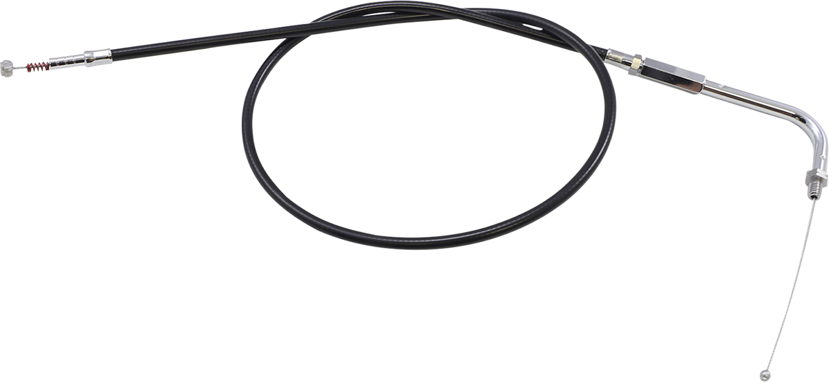 Drag specialties Black Vinyl Idle Cable - 30" - Vinyl Harley Davidson