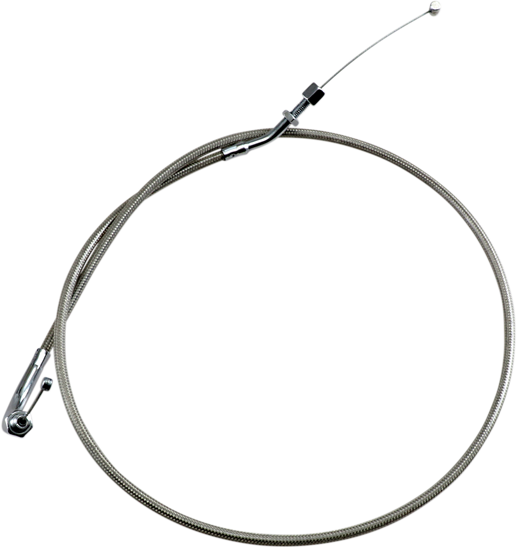 Motion pro Armor Coat Stainless Steel Throttle/Idle Cable for Cruisers - Push - 1600/1700 Road Star 2004-2007 Yamaha XV1700AM Road Star Midnight / 1999-2003 Yamaha XV1600A Road Star / 2004-2007 Yamaha XV1700AT Road Star Silverado