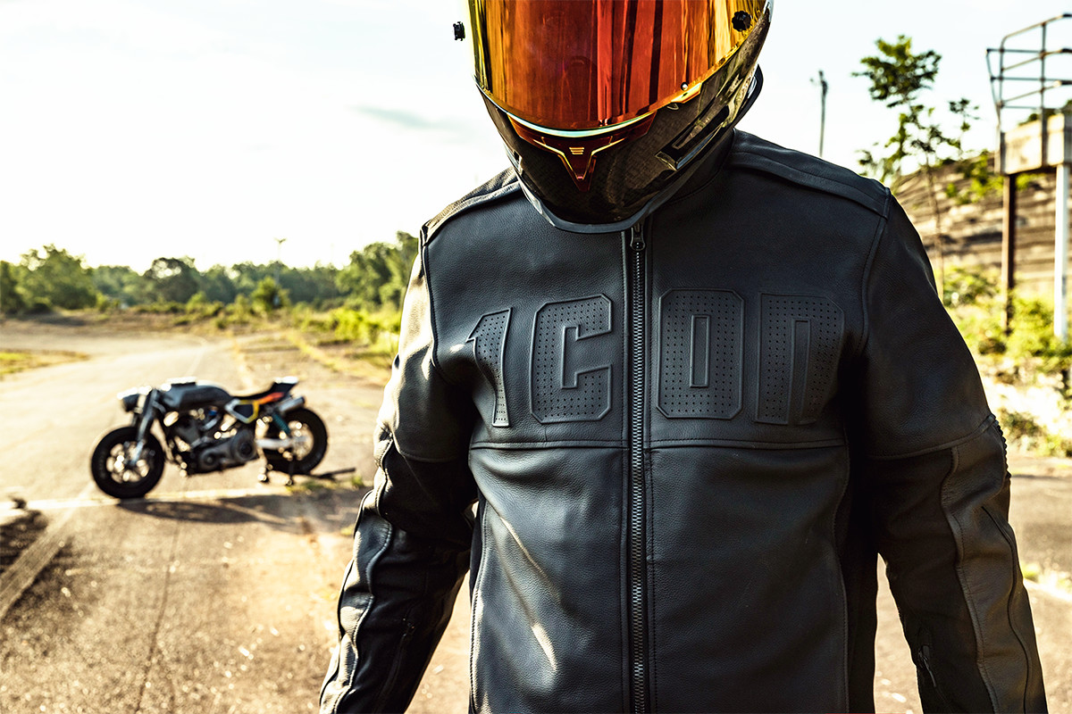 MOTORHEADブラックレザーライダージャケット 3L Icon Motorhead3™ Jacket MOTORHEADブラックレザーライダージャケット 3L Icon Motorhead3™ Jacket