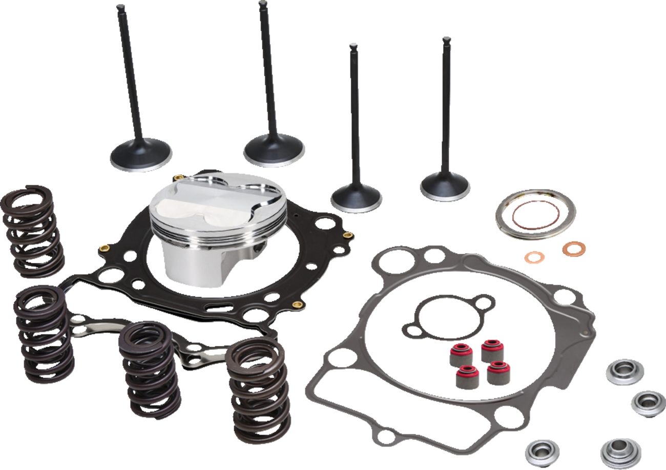 Kibblewhite Top End Kit - Black Diamond™ Valves with Piston Kit - Polaris