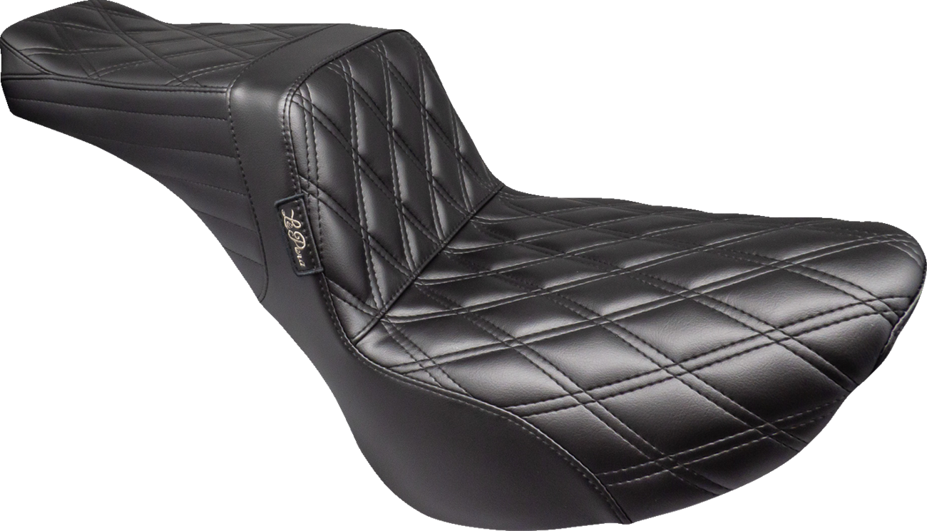 Le Pera TailWhip Double Diamond Stitch 2-Up Seat For Harley FLSL / FXBB 2018-2025